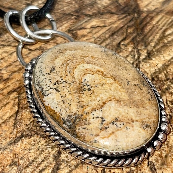 Picture Jasper Pendant 2 1/4” - Picture 3 of 17